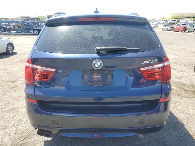 5UXWX9C55D0A25033 - 2013 BMW X3 XDRIVE28I BLUE photo 6