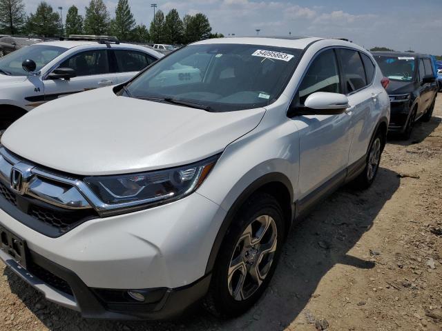 5J6RW2H81KL032205 - 2019 HONDA CR-V EXL WHITE photo 1