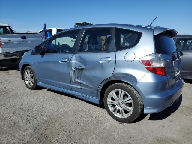 JHMGE8H52BC021804 - 2011 HONDA FIT SPORT BLUE photo 2