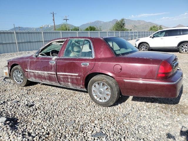 2MEFM74V08X614460 - 2008 MERCURY GRAND MARQ GS RED photo 2