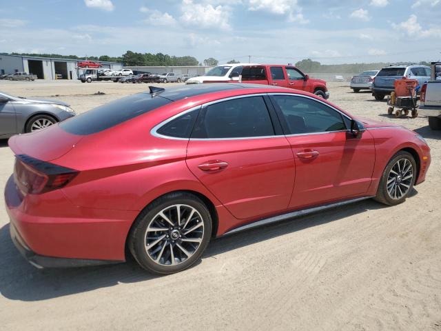 5NPEJ4J26LH041542 - 2020 HYUNDAI SONATA SEL PLUS RED photo 3