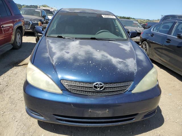 4T1BE32K14U306192 - 2004 TOYOTA CAMRY LE BLUE photo 5