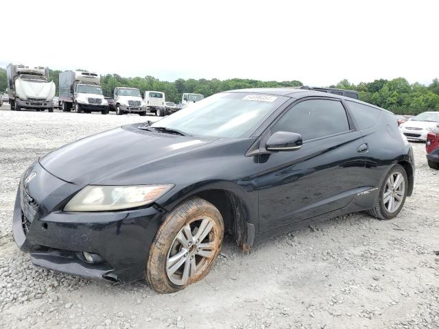 JHMZF1D65CS005521 - 2012 HONDA CR-Z EX BLACK photo 1