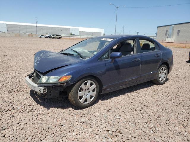 1HGFA16597L126688 - 2007 HONDA CIVIC LX BLUE photo 1