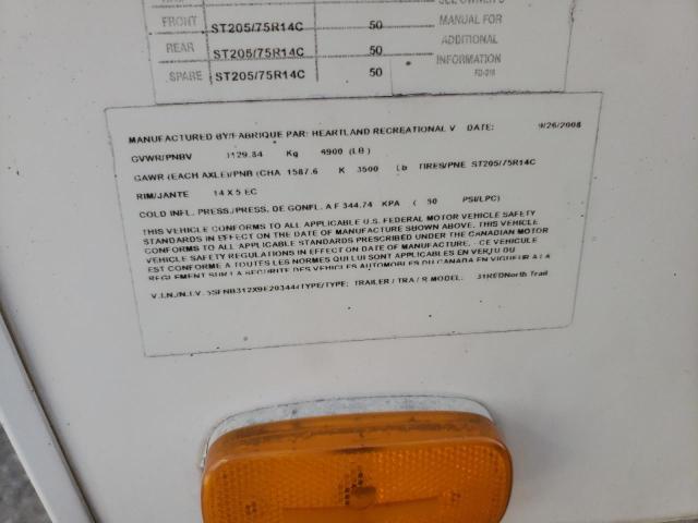 5SFNB312X9E203444 - 2009 HRTL NORTHTRAIL 米色 照片 10