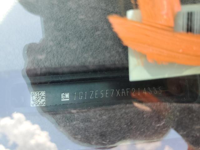 1G1ZE5E7XAF214335 - 2010 CHEVROLET MALIBU LTZ შავი ფოტო 12