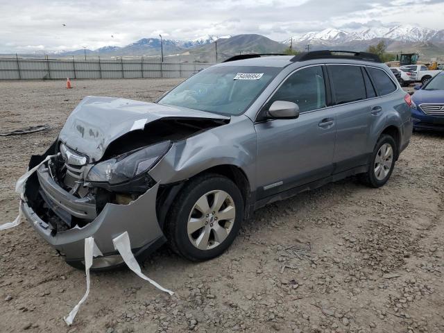 4S4BRDKC7B2445027 - 2011 SUBARU OUTBACK 3.6R LIMITED SILVER photo 1