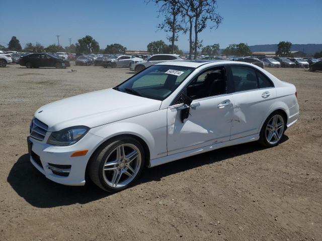 WDDGF4HB5DA790069 - 2013 MERCEDES-BENZ C 250 WHITE photo 1