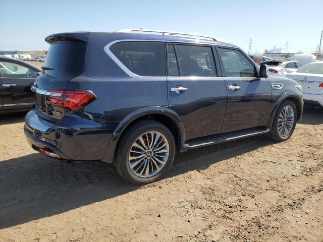 JN8AZ2BF7M9719484 - 2021 INFINITI QX80 SENSORY BLUE photo 3