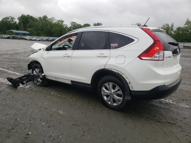 5J6RM4H71CL058037 - 2012 HONDA CR-V EXL WHITE photo 2