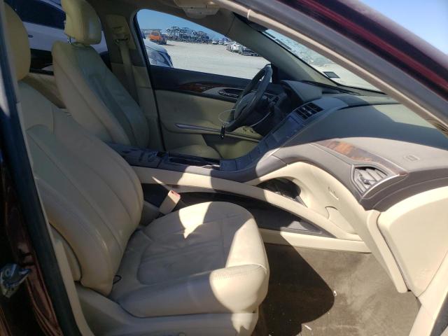 3LN6L2J95DR800241 - 2013 LINCOLN MKZ BURGUNDY photo 5