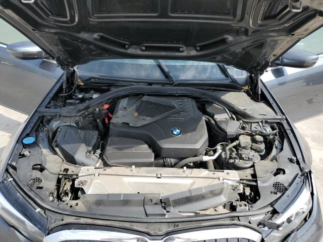 WBA5R7C03LFJ11995 - 2020 BMW 330XI Մոխրագույն լուսանկար 11