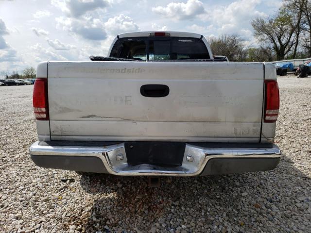 1B7HL2AN21S324055 - 2001 DODGE DAKOTA QUAD SILVER photo 6