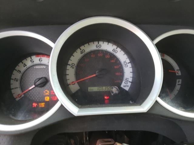 3TMJU4GN5DM155342 - 2013 TOYOTA TACOMA DOUBLE CAB PRERUNNER GRAY photo 9