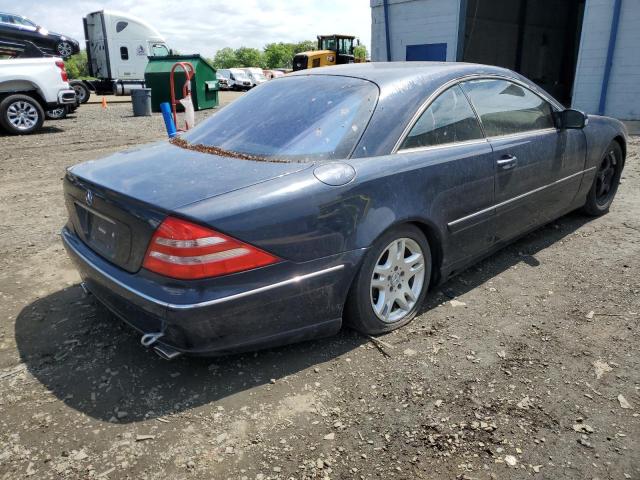 WDBPJ75J71A008774 - 2001 MERCEDES-BENZ CL 500 BLUE photo 3