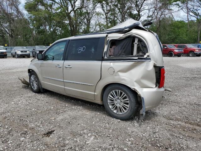 2C4RC1CGXDR511725 - 2013 CHRYSLER TOWN & COU TOURING L GOLD photo 2