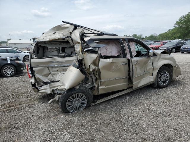 2C4RC1CGXDR511725 - 2013 CHRYSLER TOWN & COU TOURING L GOLD photo 3