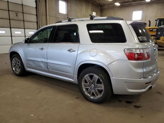 1GKKVTED2BJ359701 - 2011 GMC ACADIA DENALI SILVER photo 2