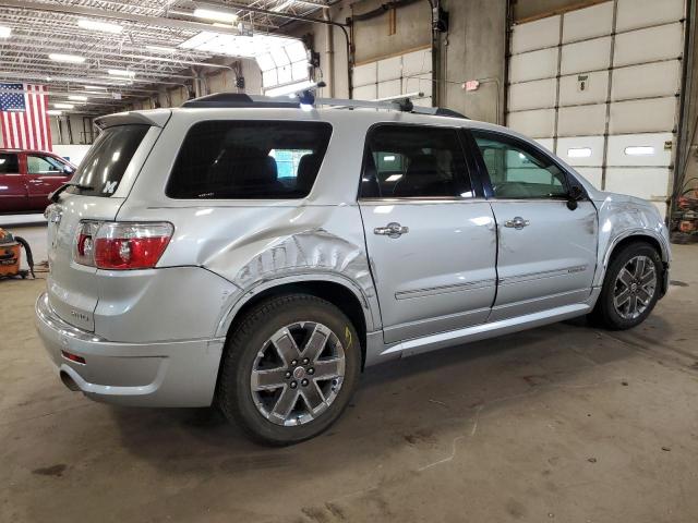 1GKKVTED2BJ359701 - 2011 GMC ACADIA DENALI SILVER photo 3