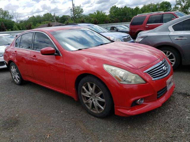 JN1CV6AR2AM450888 - 2010 INFINITI G37 RED photo 4