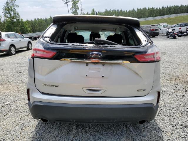 2FMPK4G94KBB11975 - 2019 FORD EDGE SE SILVER photo 6