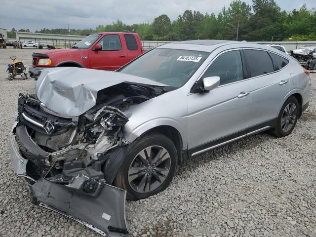 5J6TF1H59DL001132 - 2013 HONDA CROSSTOUR EXL ვერცხლისფერი ფოტო 1