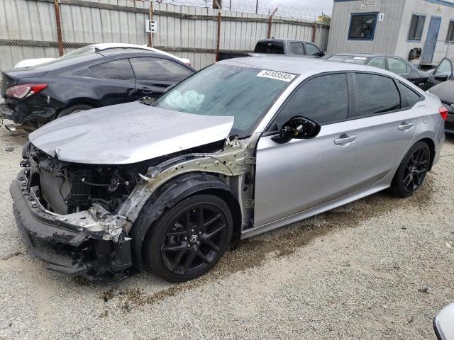2HGFE2F58NH523832 - 2022 HONDA CIVIC SPORT 银色 照片 1