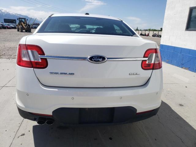 1FAHP2EW9CG135082 - 2012 FORD TAURUS SEL WHITE photo 6