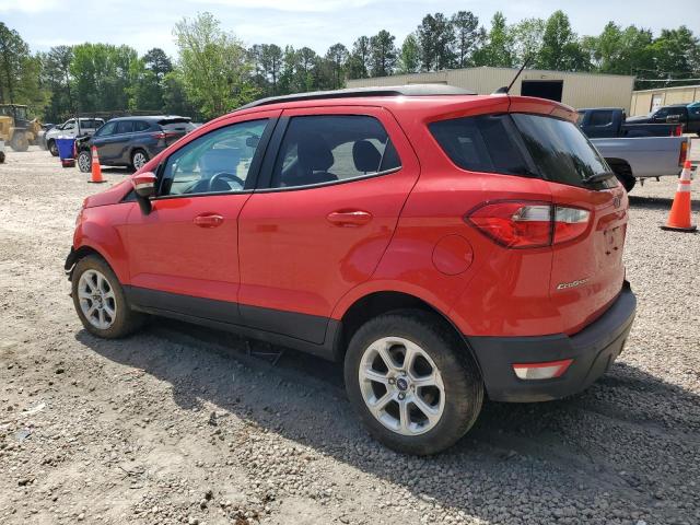 MAJ3S2GE7LC319148 - 2020 FORD ECOSPORT SE წითელი ფოტო 2