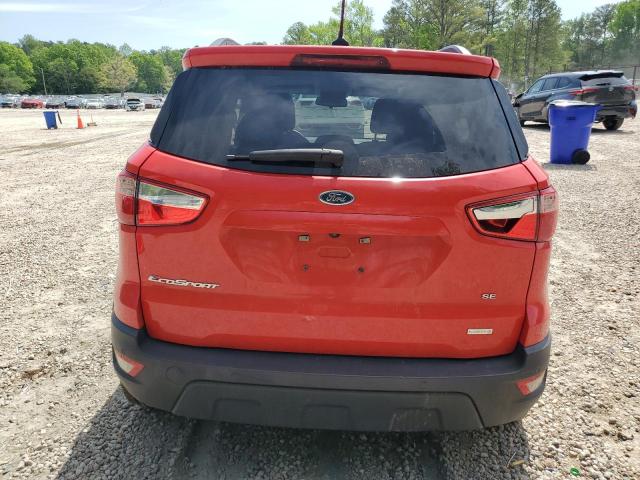 MAJ3S2GE7LC319148 - 2020 FORD ECOSPORT SE წითელი ფოტო 6
