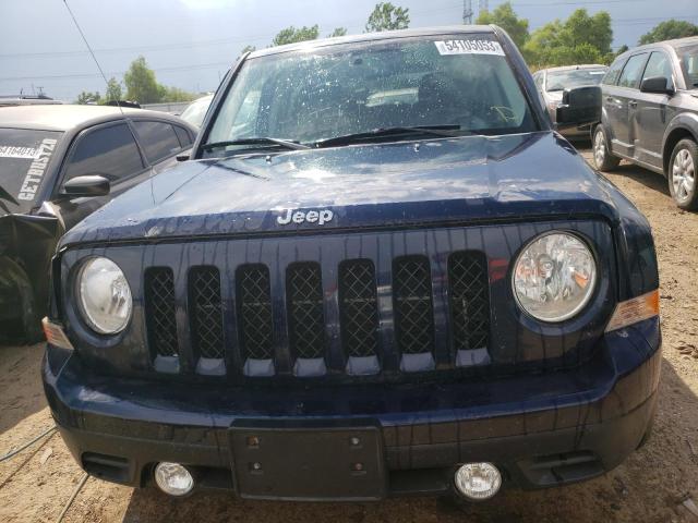 1C4NJPFBXCD589964 - 2012 JEEP PATRIOT LATITUDE BLUE photo 5