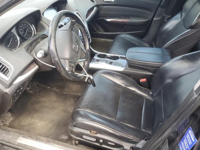 19UUB3F73HA001782 - 2017 ACURA TLX ADVANCE BLACK photo 7