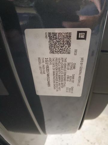 1G1YB2D74K5124495 - 2019 CHEVROLET CORVETTE STINGRAY 1LT CHARCOAL photo 13