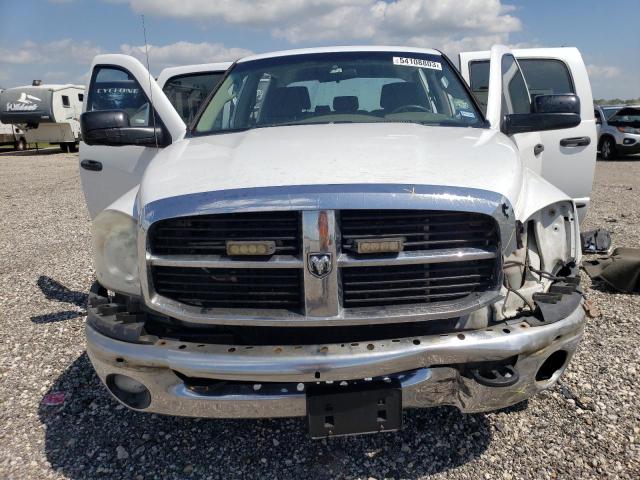 3D7KR29A37G794767 - 2007 DODGE RAM 2500 WHITE photo 5