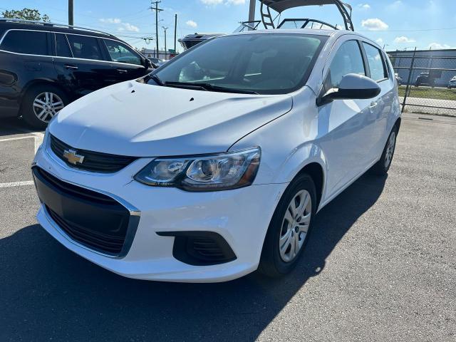 1G1JG6SH0J4129915 - 2018 CHEVROLET SONIC WHITE photo 1