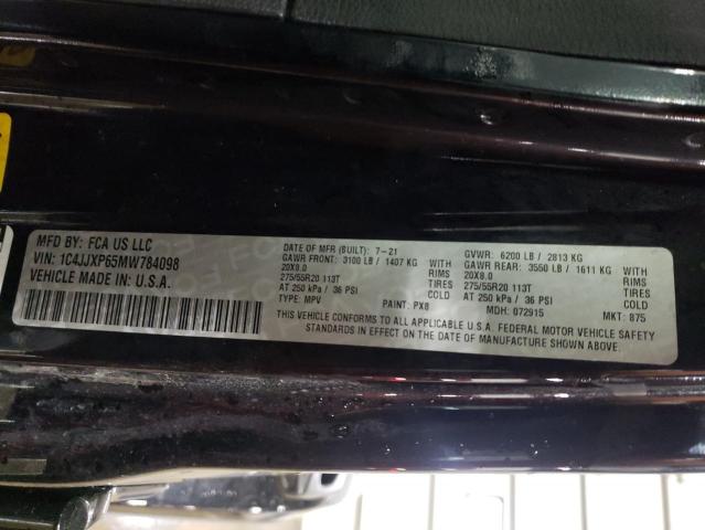 1C4JJXP65MW784098 - 2021 JEEP WRANGLER U SAHARA 4XE BLACK photo 13