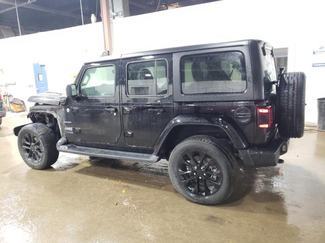 1C4JJXP65MW784098 - 2021 JEEP WRANGLER U SAHARA 4XE BLACK photo 2