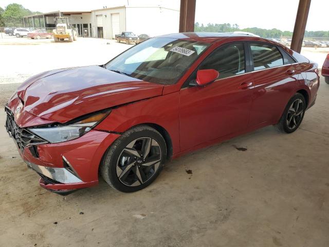 KMHLP4AG2PU424533 - 2023 HYUNDAI ELANTRA LIMITED RED photo 1