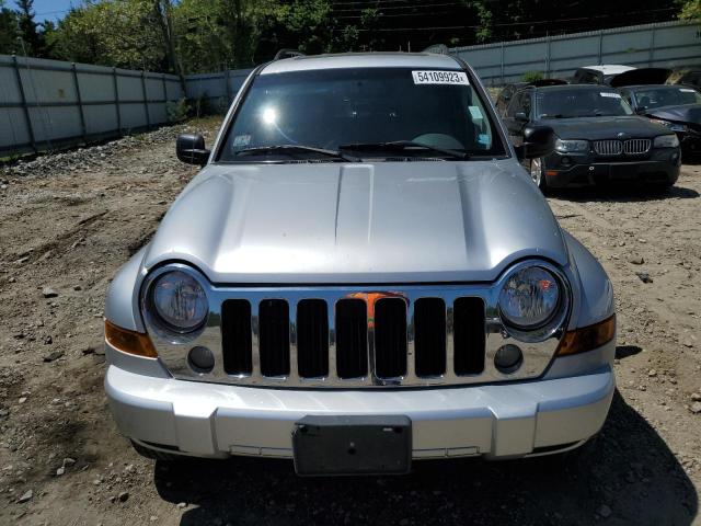 1J4GL58K57W526120 - 2007 JEEP LIBERTY LIMITED SILVER photo 5