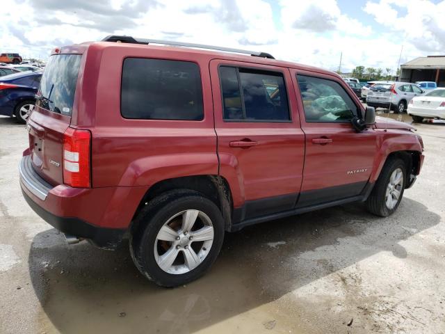 1C4NJPCB3CD571021 - 2012 JEEP PATRIOT LIMITED RED photo 3