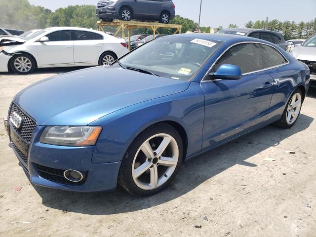 WAUDK78T59A015522 - 2009 AUDI A5 QUATTRO BLUE photo 1