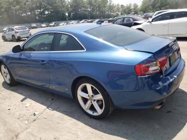 WAUDK78T59A015522 - 2009 AUDI A5 QUATTRO BLUE photo 2