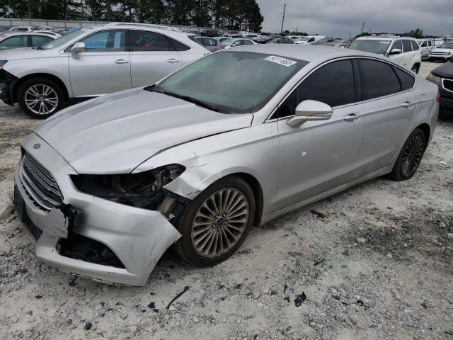 3FA6P0K90FR152473 - 2015 FORD FUSION TITANIUM SILVER photo 1