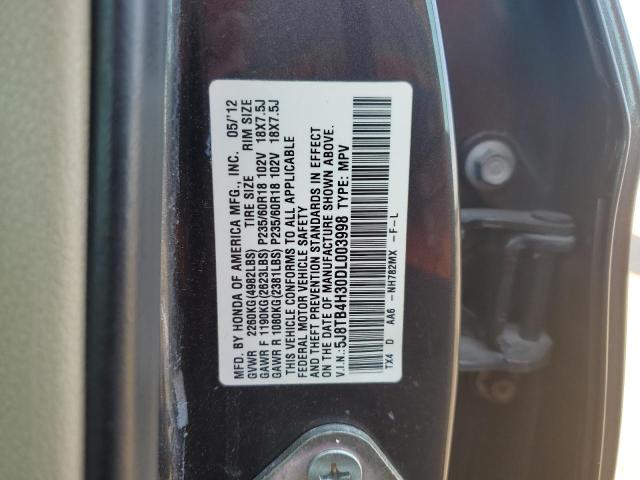 5J8TB4H30DL003998 - 2013 ACURA RDX CHARCOAL photo 14