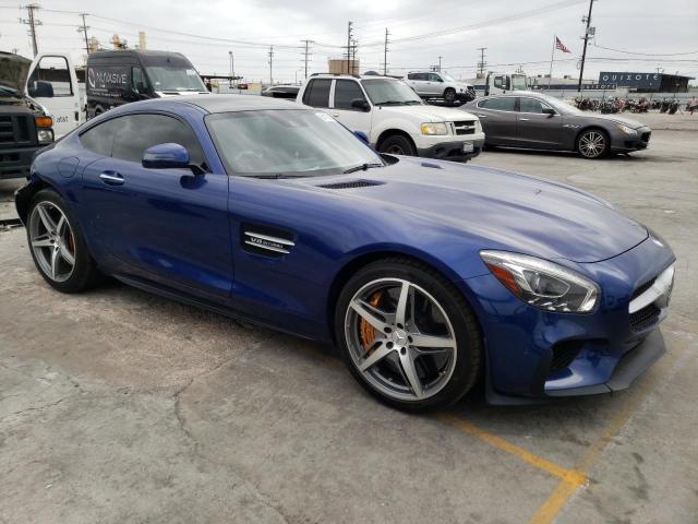 WDDYJ7JA1HA012458 - 2017 MERCEDES-BENZ AMG GT S BLUE photo 4