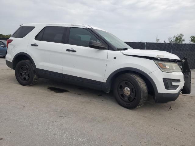 1FM5K8AR4GGC61253 - 2016 FORD EXPLORER POLICE INTERCEPTOR თეთრი ფოტო 4