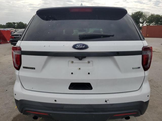 1FM5K8AR4GGC61253 - 2016 FORD EXPLORER POLICE INTERCEPTOR თეთრი ფოტო 6