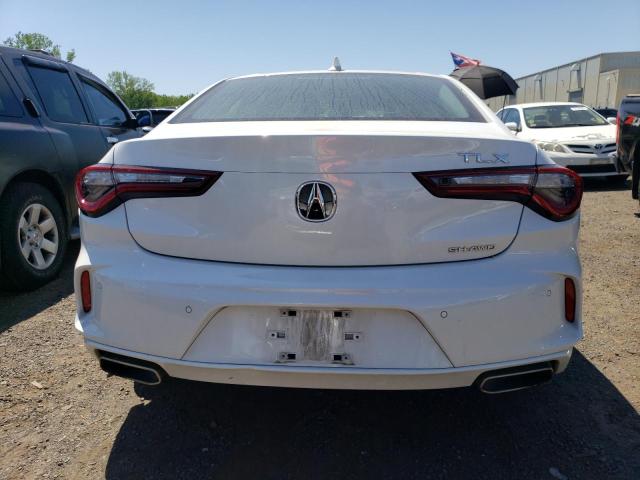 19UUB6F42MA001967 - 2021 ACURA TLX TECHNOLOGY WHITE photo 6