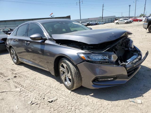 1HGCV1F57JA098190 - 2018 HONDA ACCORD EXL GRAY photo 4