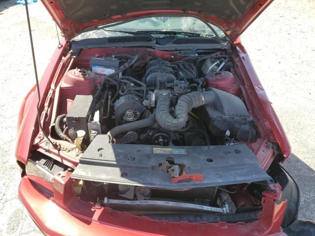 1ZVHT80N455245220 - 2005 FORD MUSTANG RED photo 11